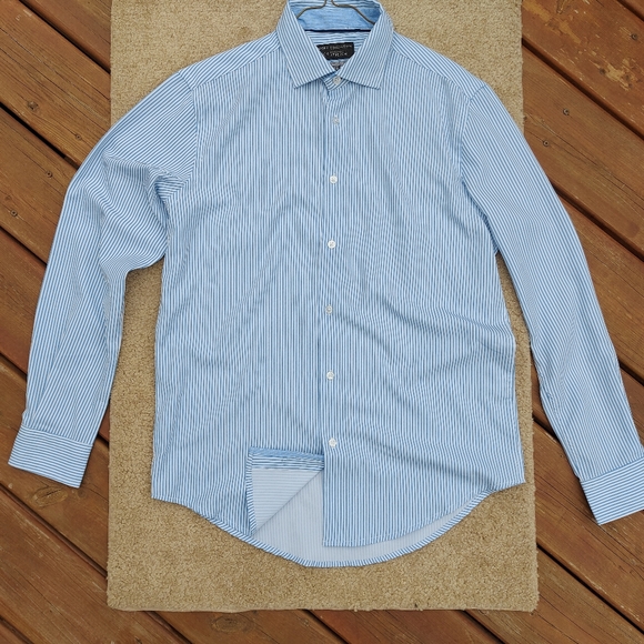Blue Pinstripe Shirt - Picture 3 of 5